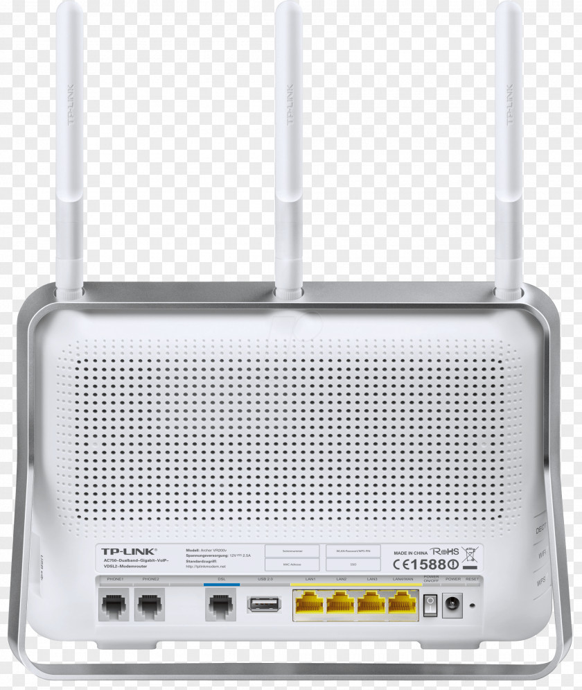 Tplink Wireless Router TP-LINK Archer VR900 DSL Modem VR200v PNG