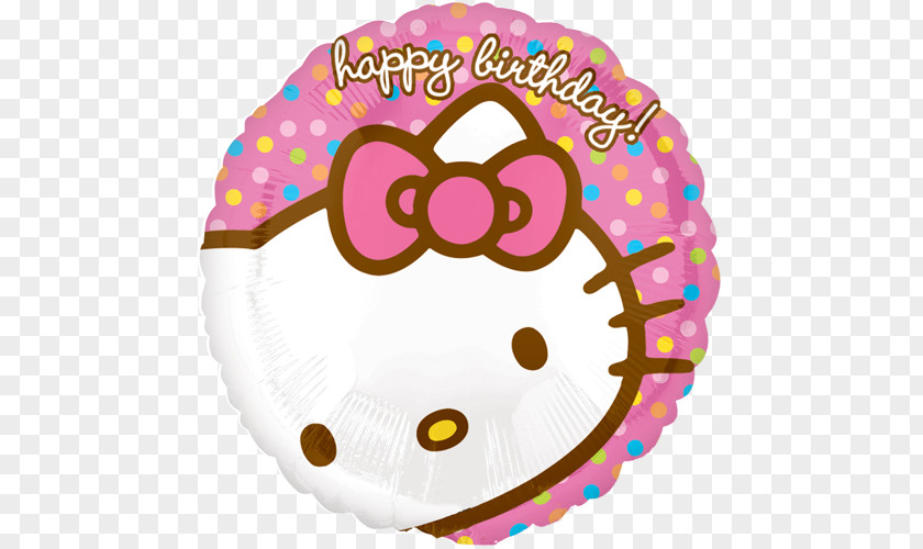 Balloon Hello Kitty Birthday Clip Art PNG