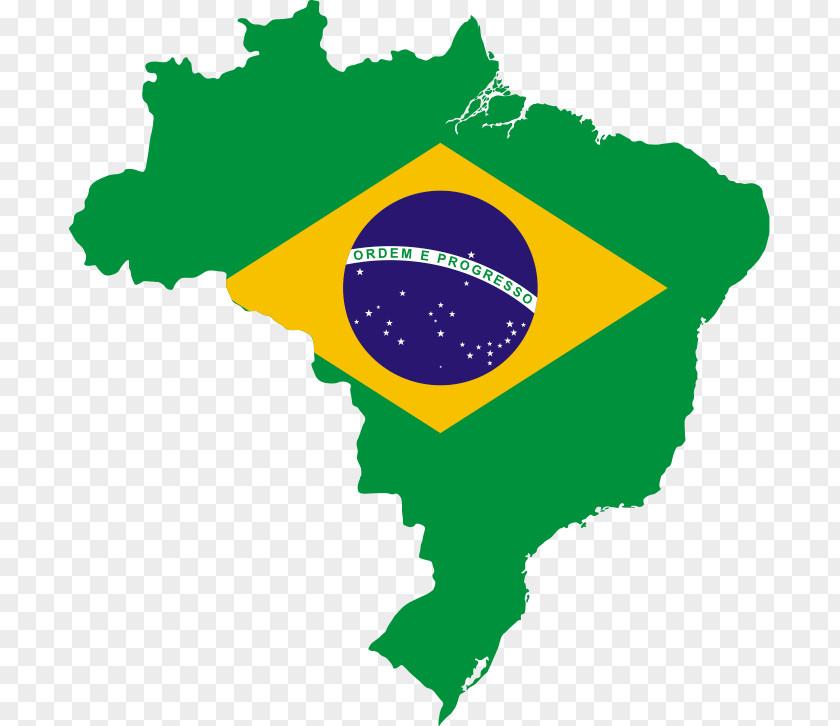 Brazil Clipart Flag Of Map National PNG