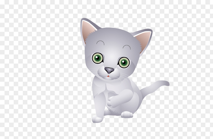 Kitten Domestic Short-haired Cat Whiskers Cartoon PNG