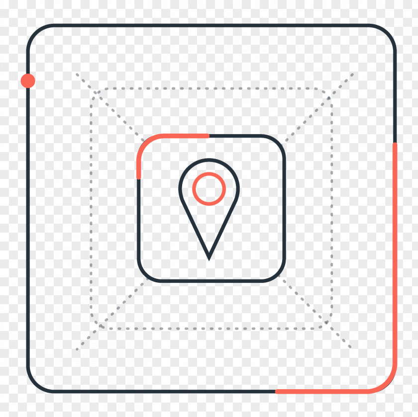Location Icon Line Area Angle PNG