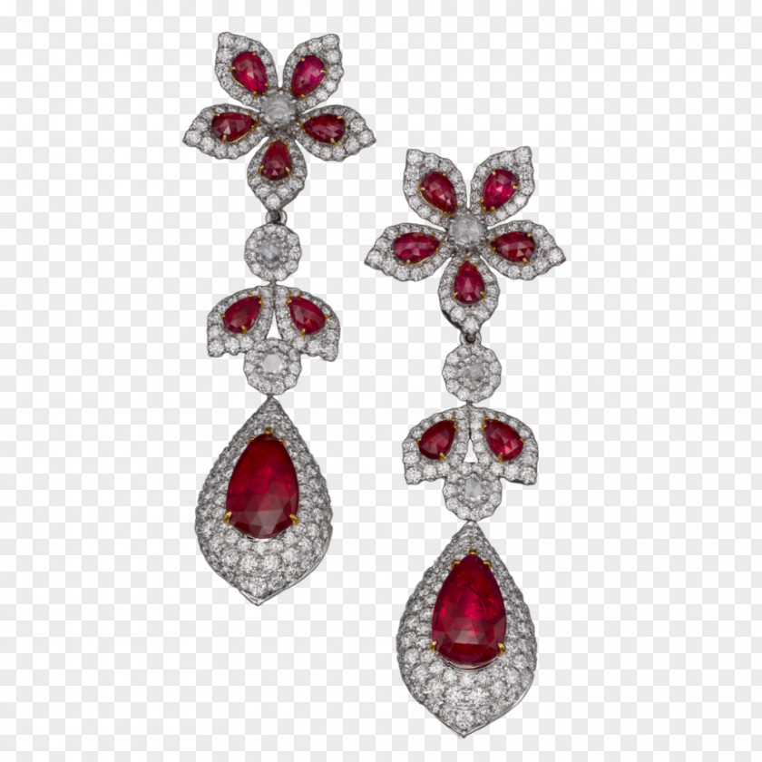 Ruby Earring International Jewellery & Watch Show Baths PNG