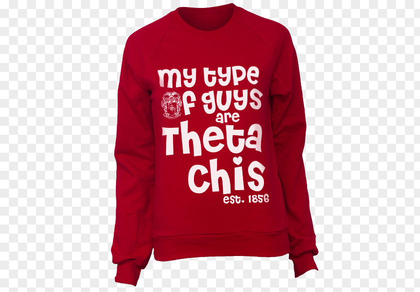 Tshirt Theta Chi T-shirt Sleeve Sweater PNG