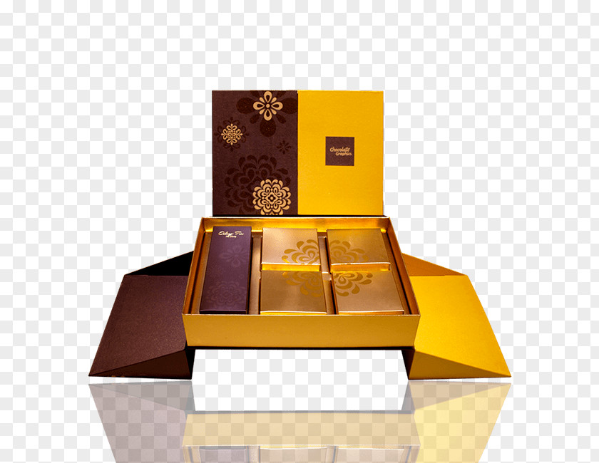 Mooncake Box Packaging And Labeling PNG