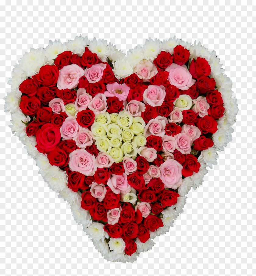 Valentine's Day Flower Bouquet Rose PNG