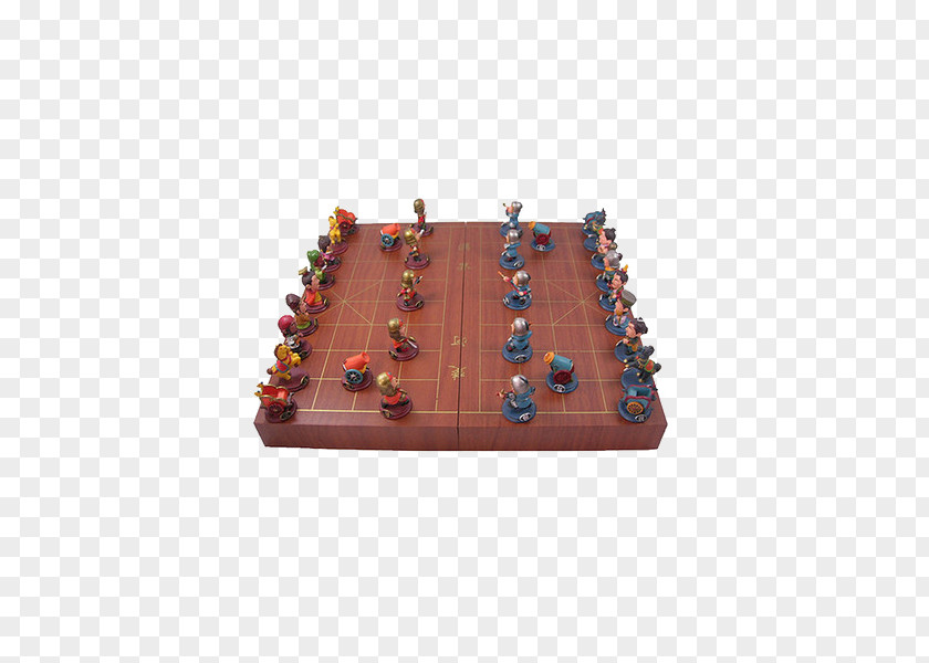 Children's Cartoon Character Q Version Of The Game Chess Three-dimensional Chinese Xiangqi Three-player Three Kingdoms PNG