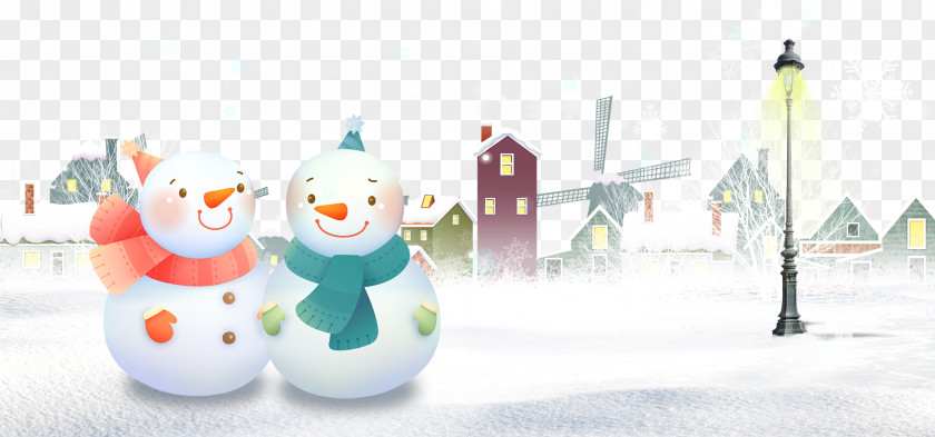 Christmas Snowman Winter PNG