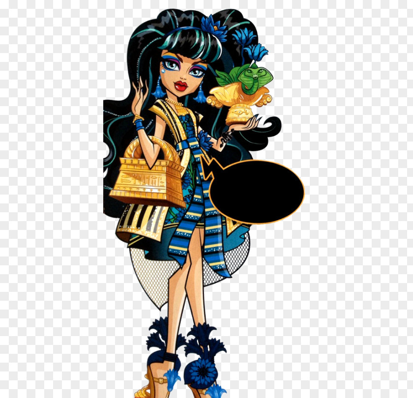 Doll Monster High Cleo De Nile Barbie OOAK PNG