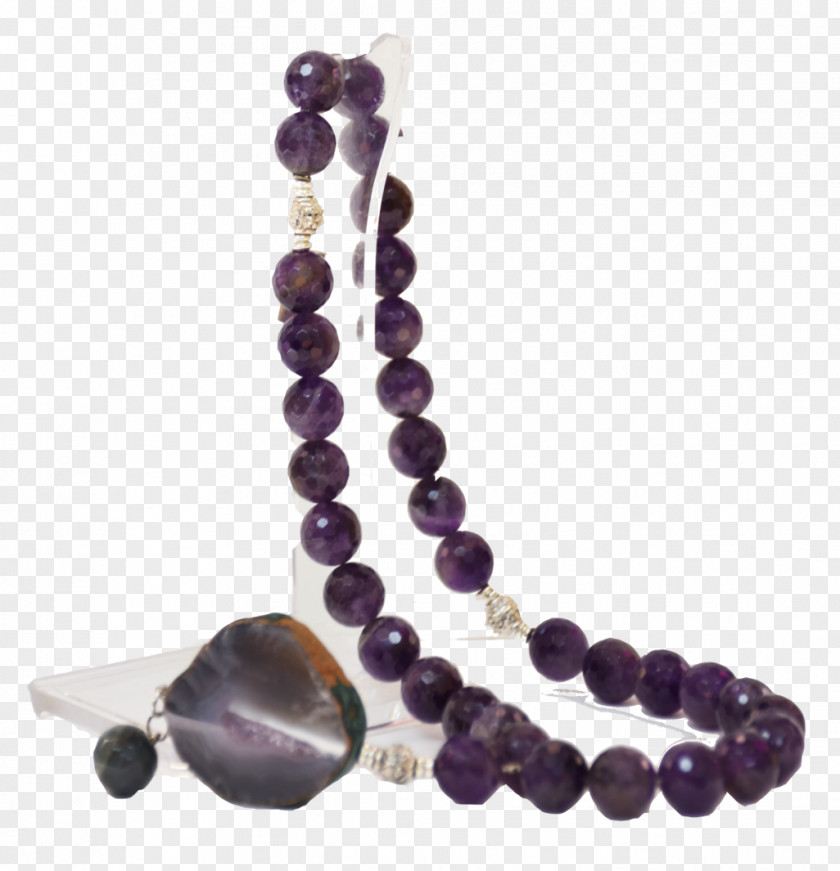 Gemstone Amethyst Rosary Misbaha Bead PNG