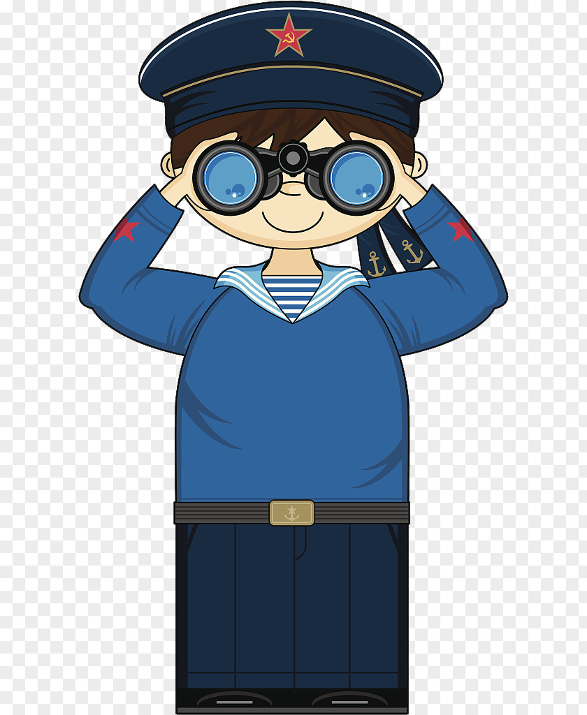 Navy With Cartoon Characters And Blue Hats Royalty-free Stock Photography PNG