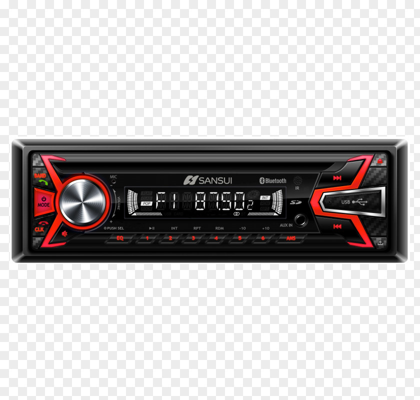Usb Vehicle Audio Radio Receiver ISO 7736 USB CD Player PNG