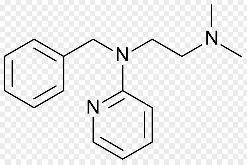 Dimethylamine Tripelennamine Chemistry Pharmaceutical Drug Alkaloid PNG