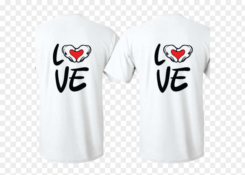 Mickey Minnie Love T-shirt Amazon.com Top PNG