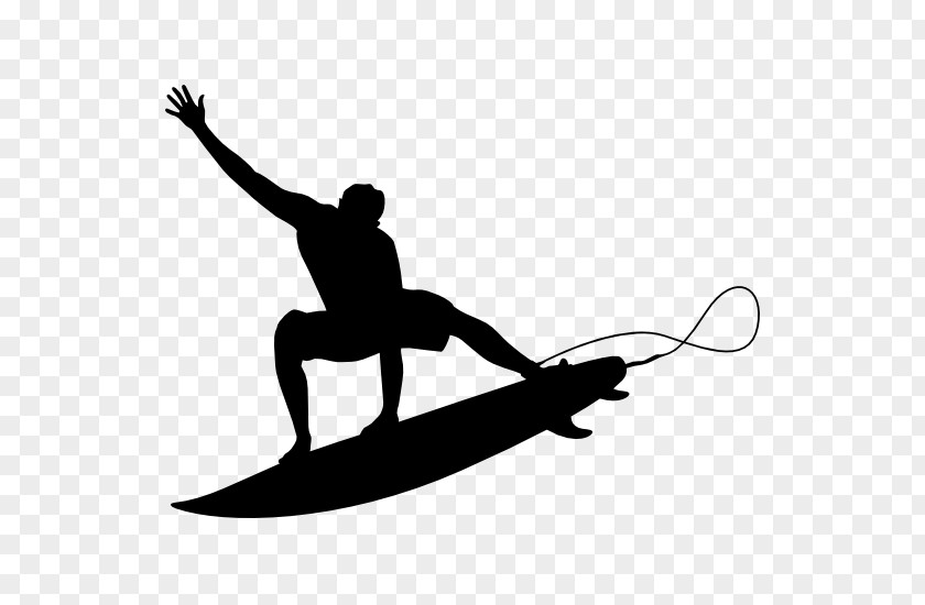 Silhouette Surface Water Sports Surfing Balance Recreation PNG