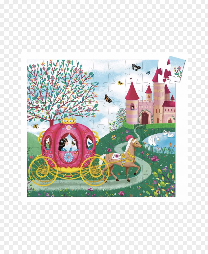 Toy Jigsaw Puzzles Djeco Carrosse Child PNG