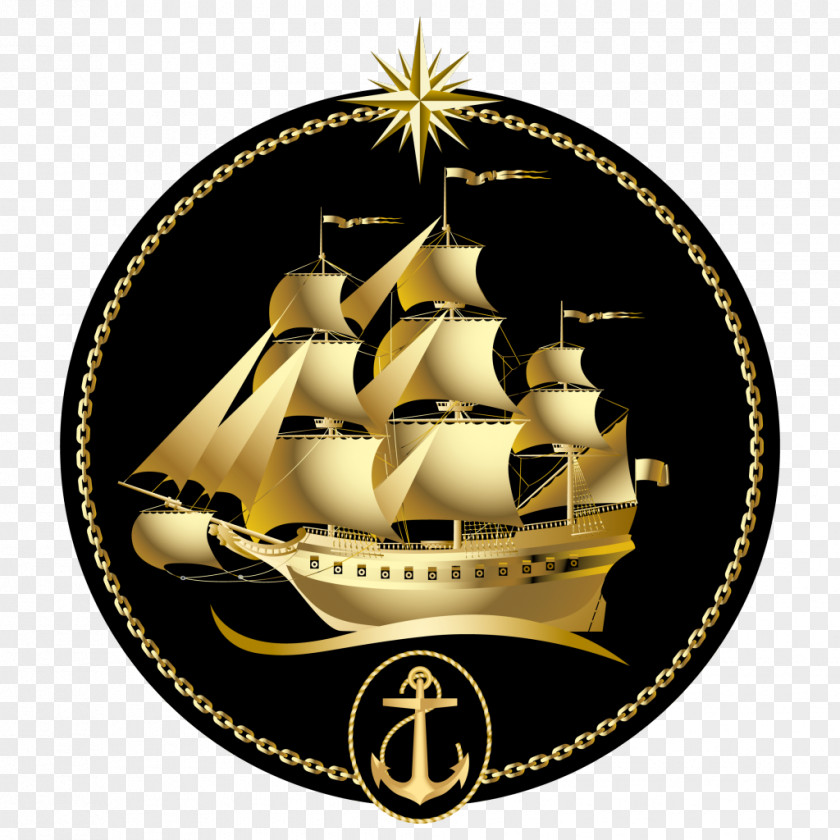 Anchor Sailing Ship Clip Art PNG