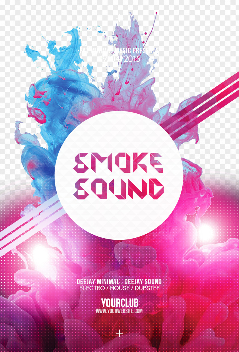 Poster PNG , Foreign music posters, Smoke Sound advertisement clipart PNG