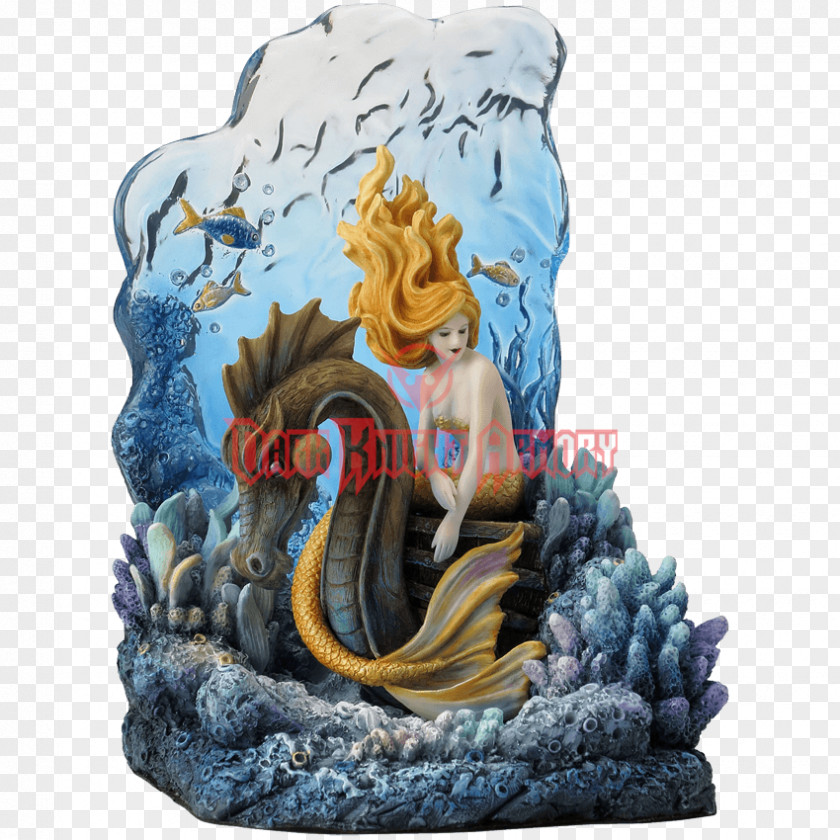 Sea Fairy Art Coloring Book Statue Figurine Mermaid PNG