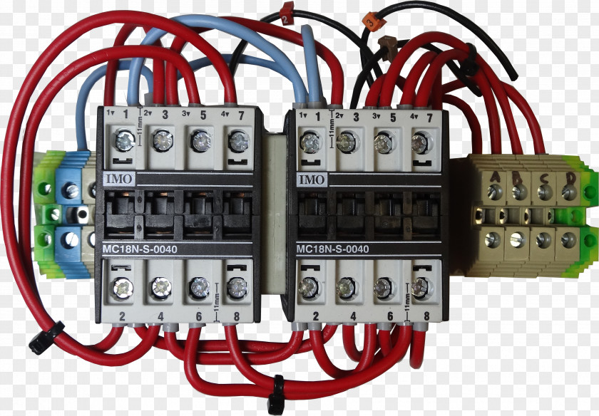 Technic Electrical Cable Network Single-phase Electric Power Contactor Circuit Breaker PNG