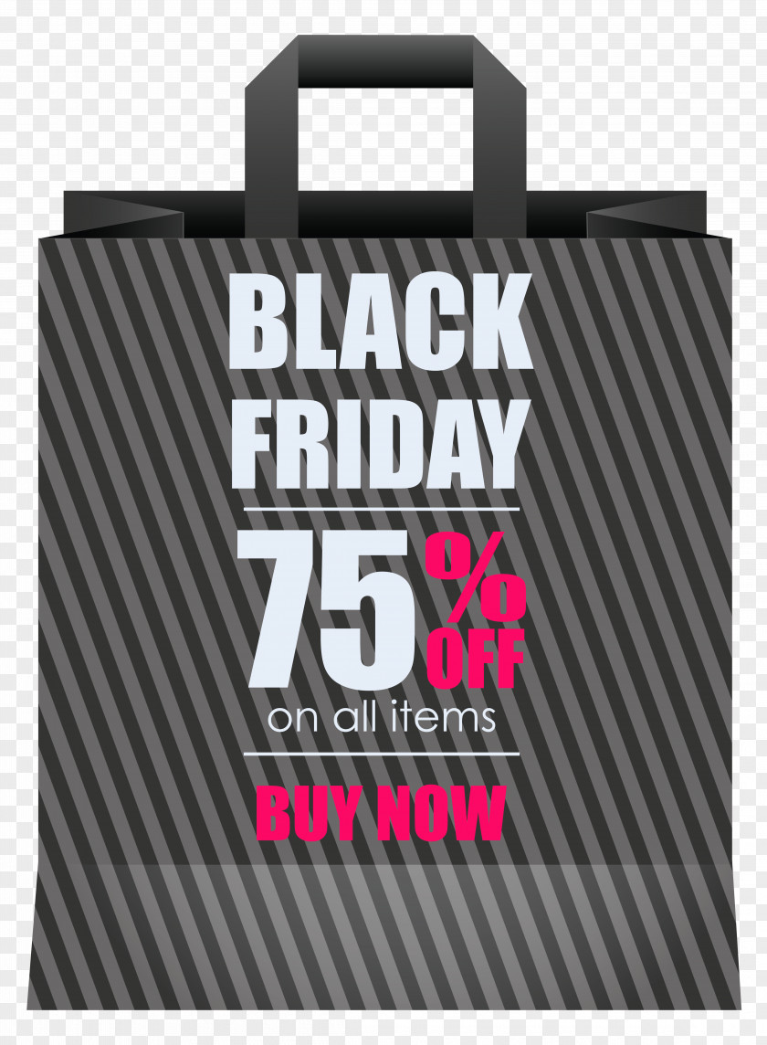 Black Friday 75% OFF Grey Shoping Bag Clipart Image Clip Art PNG