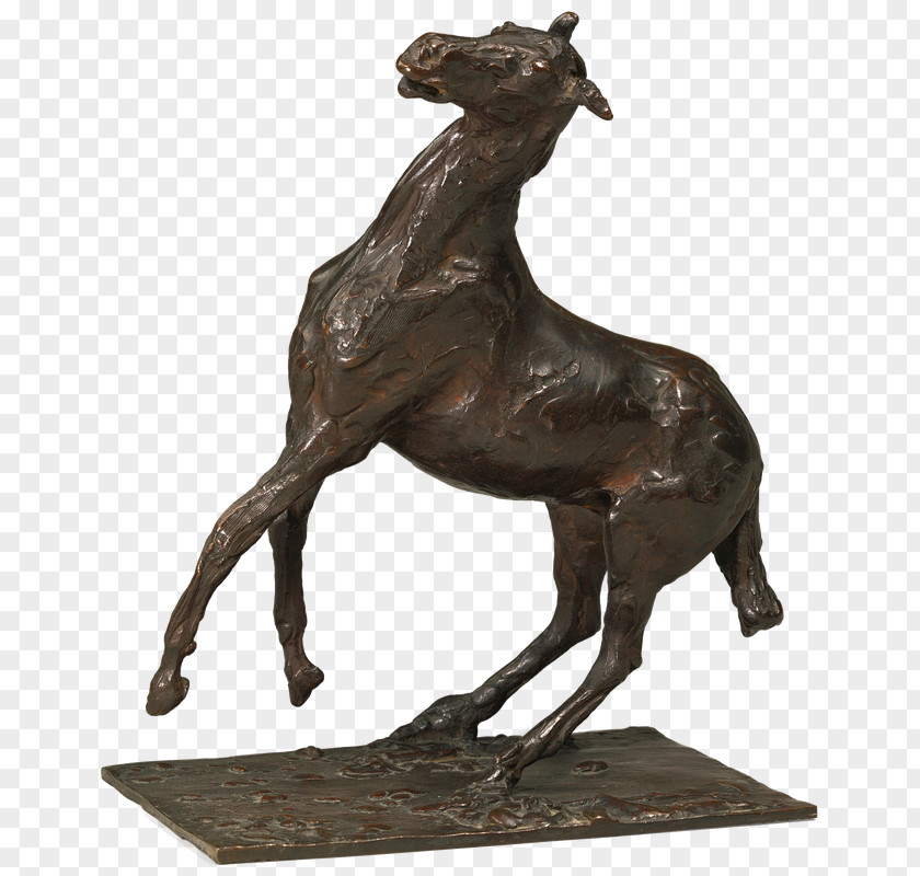 Degas Horse Sculpture Bronze Artist Impressionism PNG