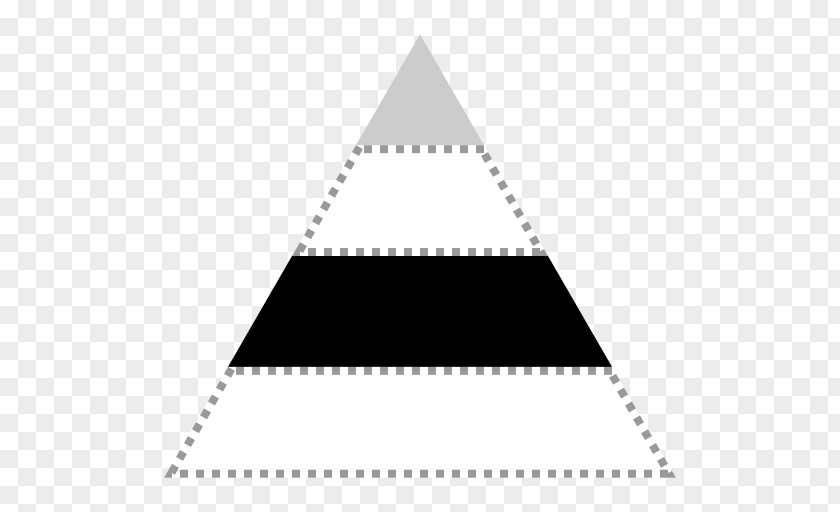 Pyramid Chart Triangle Point Font PNG