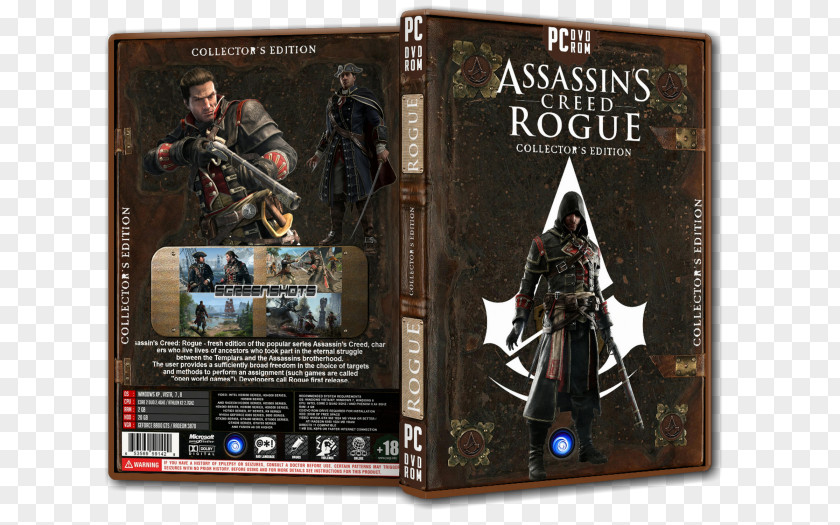 Assassin's Creed Rogue II Assassins PlayStation 4 PNG