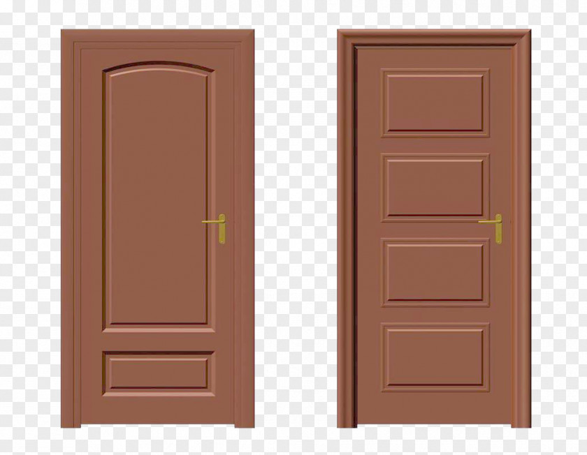 Continental Doors Hardwood Wood Stain Door PNG