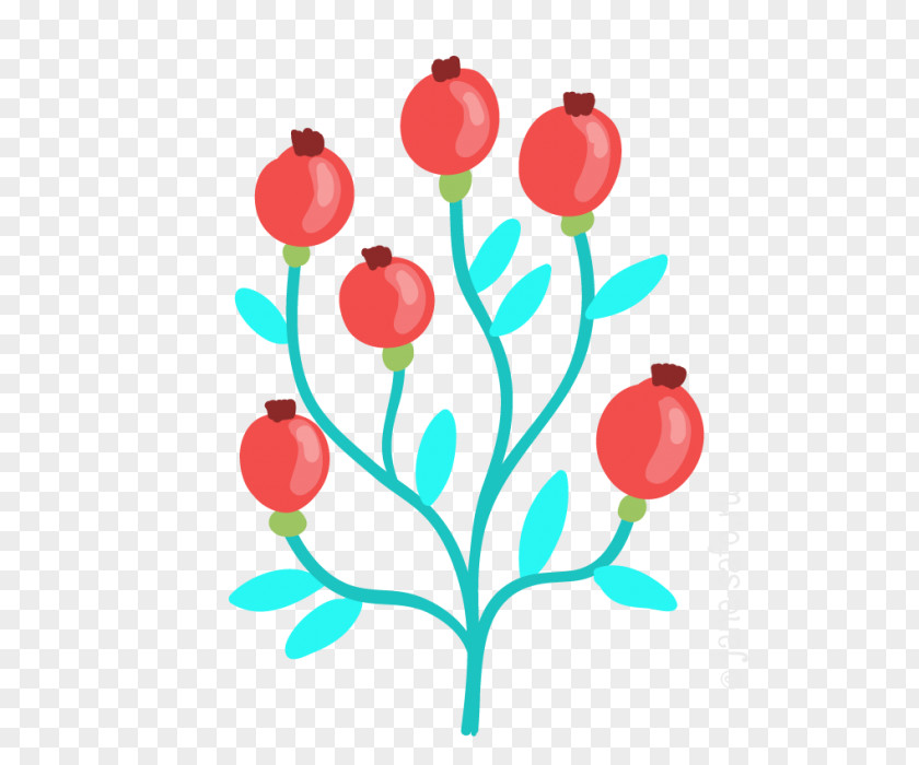 Floral Design Berry Drawing Clip Art PNG