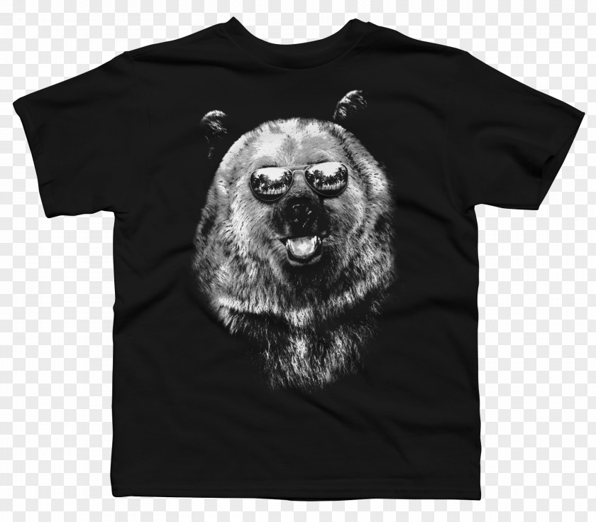 Grizzly T-shirt Hoodie Bear Clothing PNG