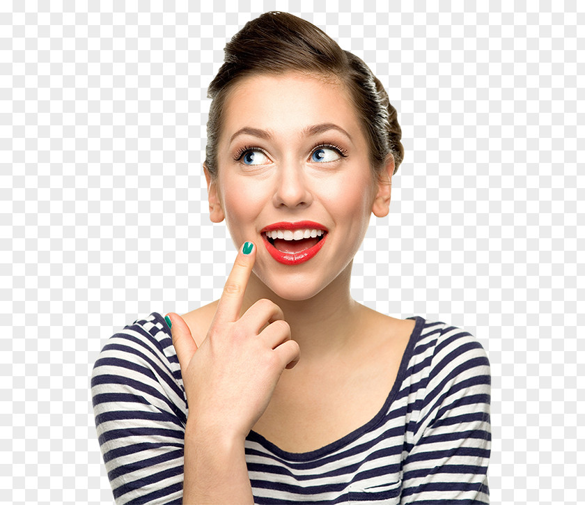Smiling Lady Cosmetic Dentistry Tooth Coupon PNG