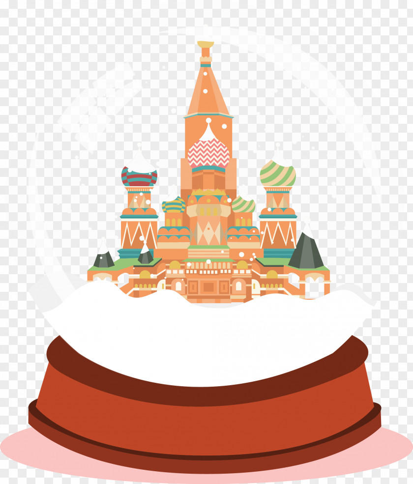 Ball Inside Basil's Cathedral Saint Basils Moscow Euclidean Vector Crystal Icon PNG