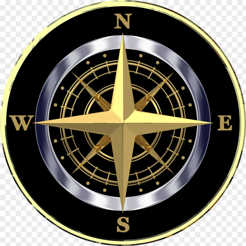 Compass Rose Cardinal Direction WICW PNG