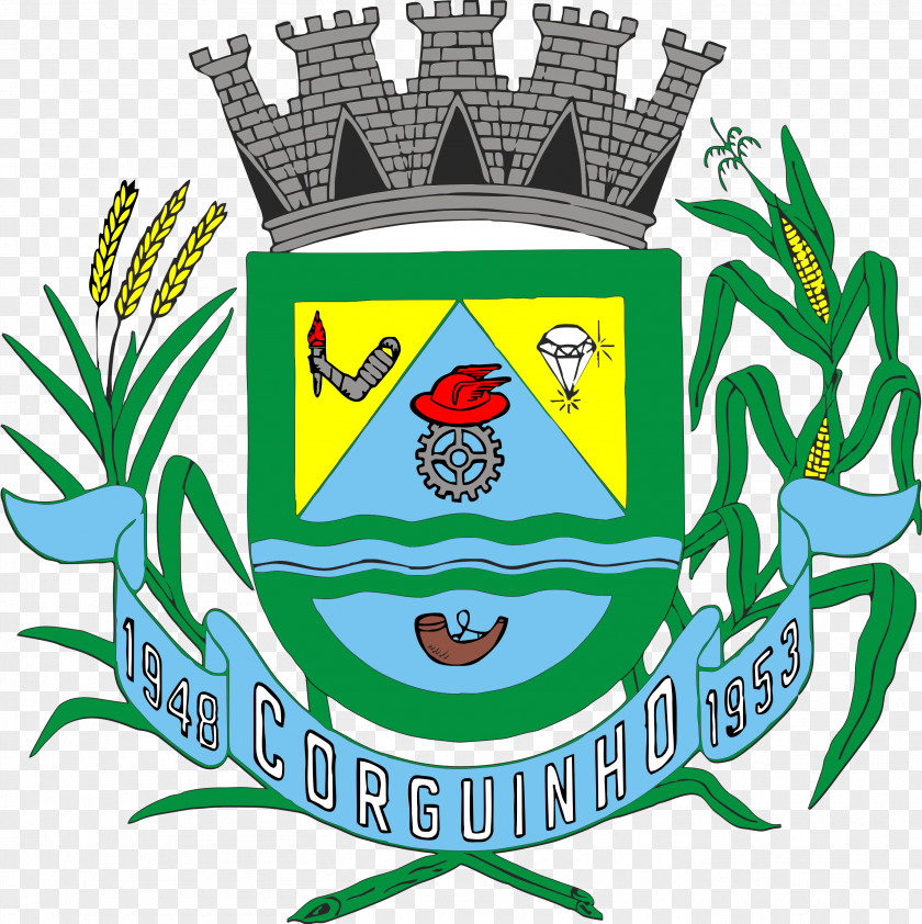 Midia City Of Corguinho Coat Arms Flag Municipality PNG