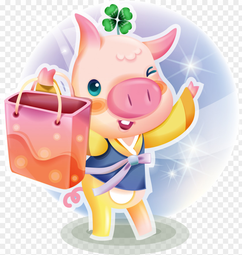 Pig Cartoon Cuteness Designer PNG