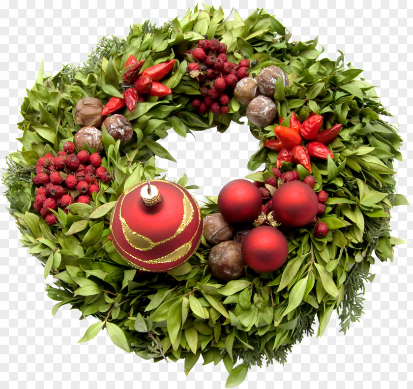 Christmas Wreath Decoration Ornament Garland PNG