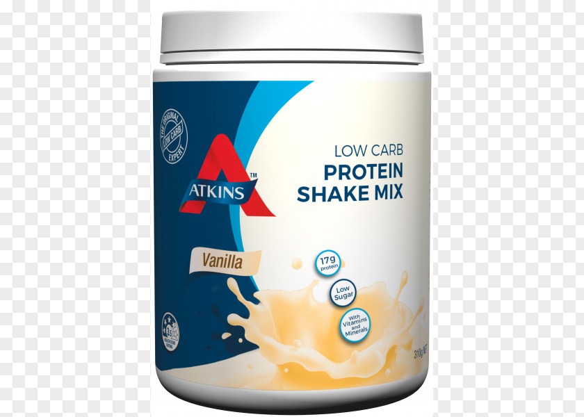 Milkshake Vanilla Smoothie Atkins Diet Low-carbohydrate High-protein PNG