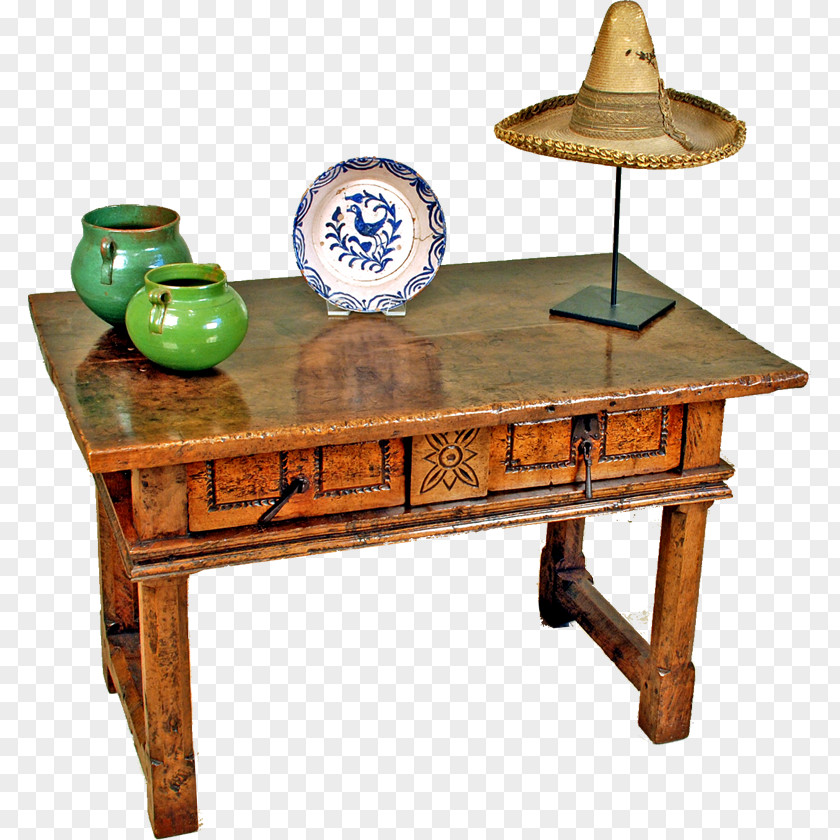 Baroque Inscription Coffee Tables Desk Antique PNG