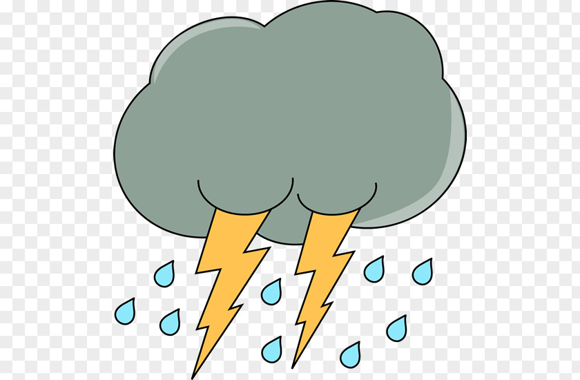 Cloud Rain Lightning Storm Thunder PNG