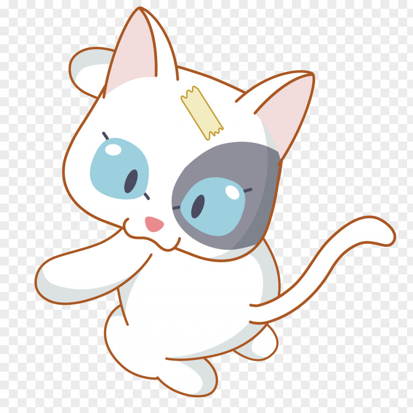 Cute Cat Cartoon Clip Art PNG
