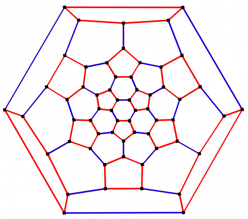 Graph Truncated Icosahedron Archimedean Solid Regular Theory PNG