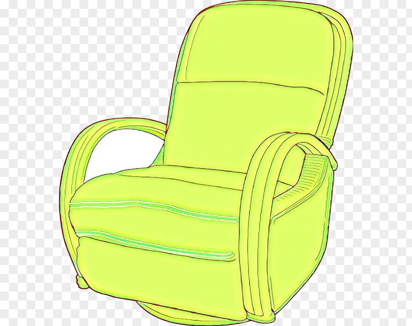 Green Chair Yellow Furniture Recliner PNG