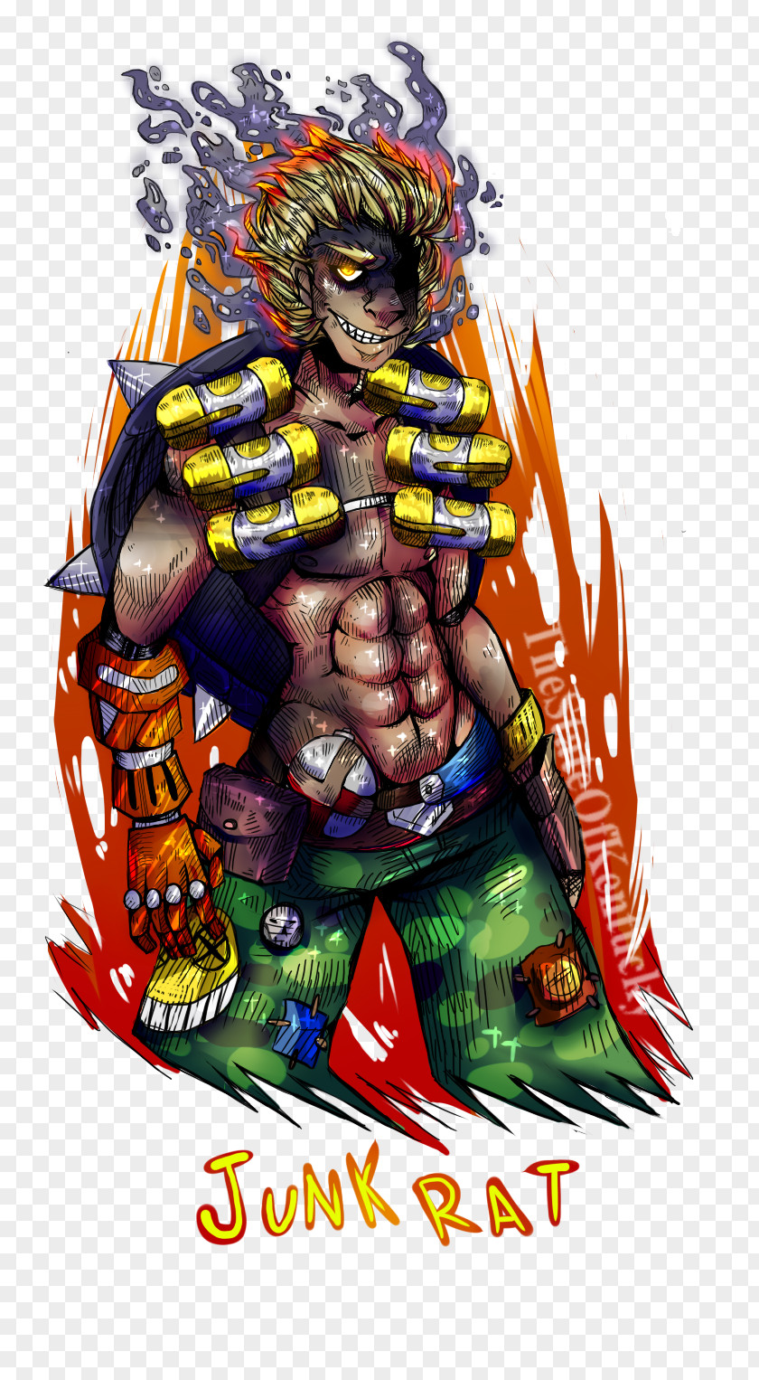 Junkrat Cartoon Character Fiction PNG