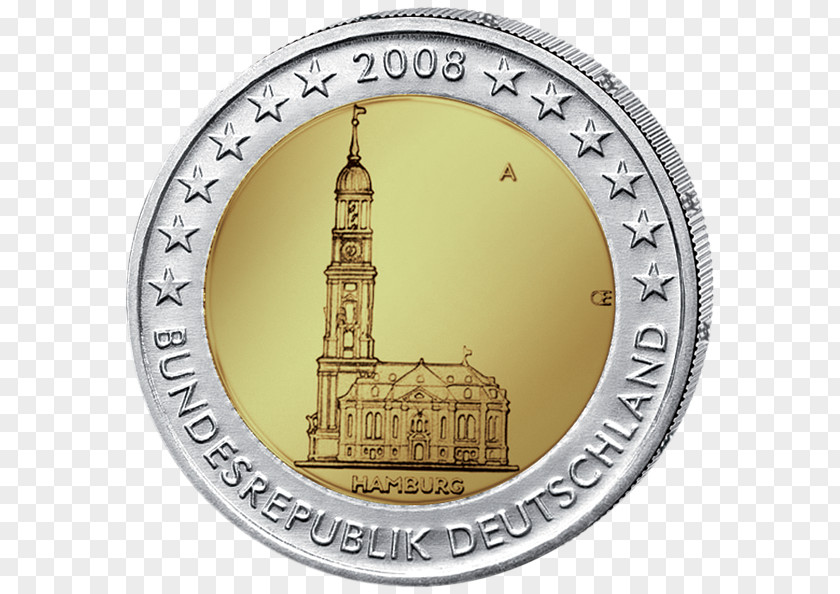 Coin Germany 2 Euro Commemorative Coins PNG