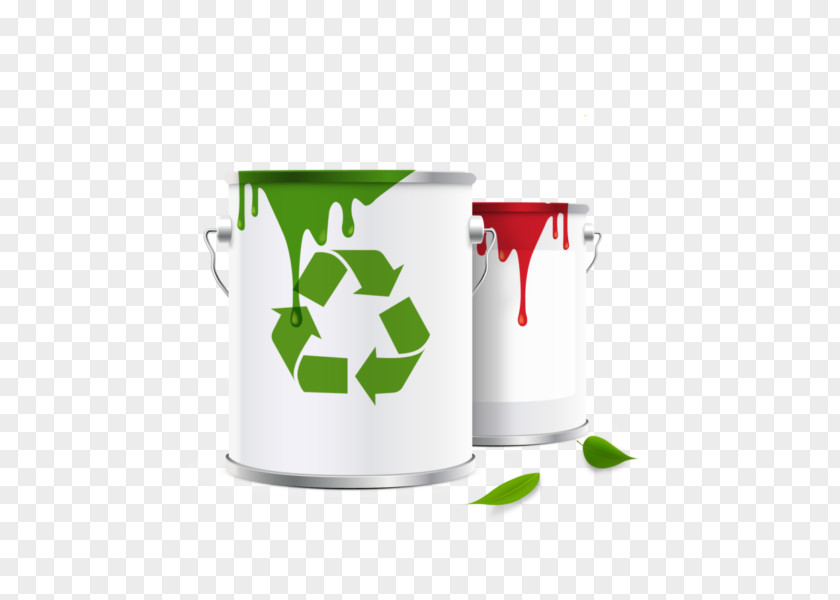 Green Logo Plant Mug Recycling PNG