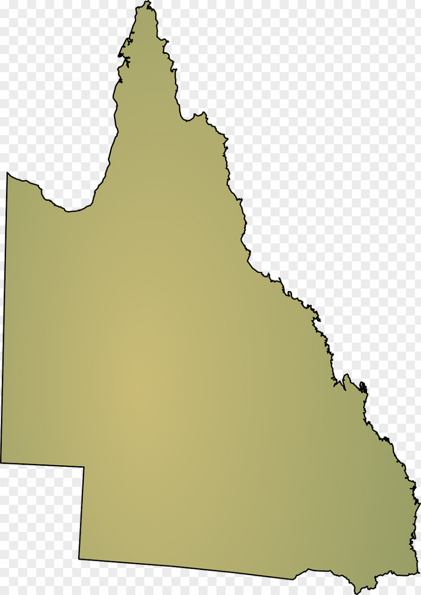 Map Queensland Blank Clip Art PNG