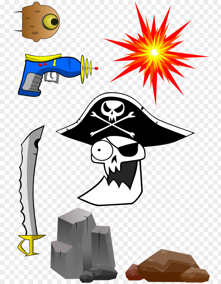 Pirate Had Graphic Design Inkscape Clip Art PNG