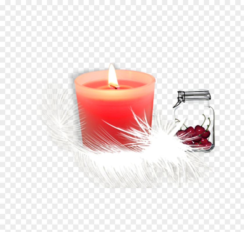 Candle Red Bottle PNG