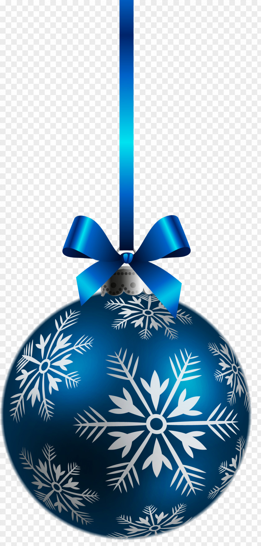 Large Transparent Blue Christmas Ball Ornament Clipart Decoration Clip Art PNG