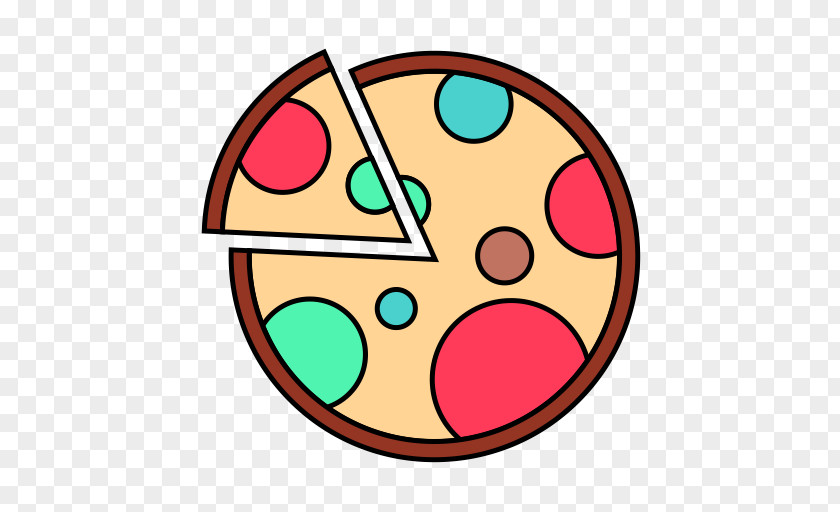 Line Art Fast Food Pizza PNG